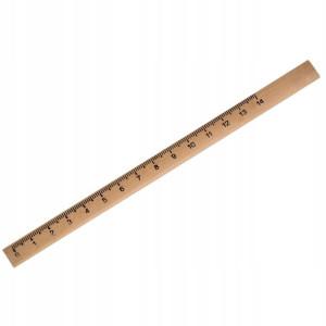 Ołówek Stolarski Ciesielski Z Linijką 18 Cm Drewno