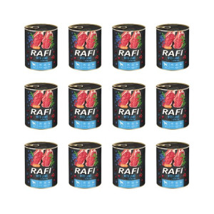 Pakiet Karma Dla Psa Rafi z Jagnięciną, Borówką i Żurawiną 12 x 800 G