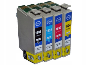 5x Epson 16xl T1631 T1632 T1633 T1644 Wf2010w 2510