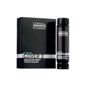 LOREAL Homme Cover 5',  nr. 6 żel do koloryzacji włosów dla mężczyzn, 3x50m