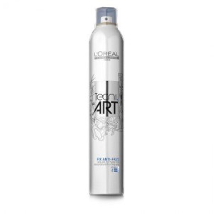 LOREAL Tecni Art, Fix Anti-Frizz, spray mocno utrwalający, 400ml