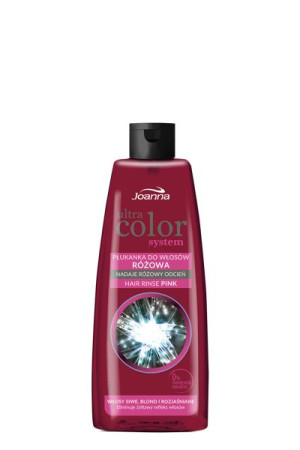 Joanna ultra color system płukanka do włosów różowa 150ml