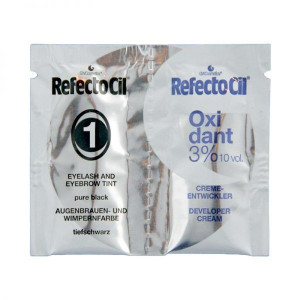 Henna Refectocil Saszetki 1+1 Ml Pure Black Nr 1