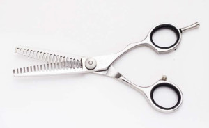 ICE Profesjonalne nożyczki fryzjerskie .SCISSORS 5,5 2BL.22TEETH STYLE TWO