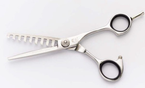 ICE Profesjonalne nożyczki fryzjerskie SCISSORS 5,5 1 BL.9 TEETH IMATION LI