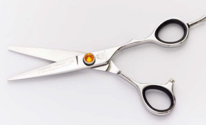 ICE Profesjonalne nożyczki fryzjerskie SCISSORS 5,5 DIAMOND ORANGE LINE