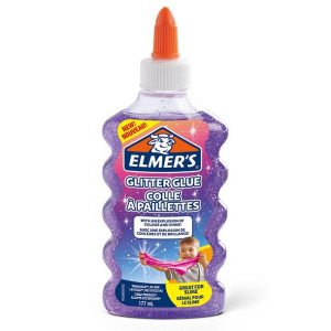 Klej Elmers Do Slime Glutków Brokatowy Fioletowy