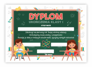Dyplom Ukończenia Klasy Pierwszej - Tablica