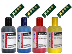 Toner + chip do Samsung CLP-365 360 CLX-3305 3300