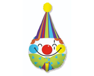 Balon Foliowy 24" Głowa Klauna Klaun