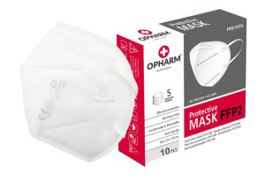 Maseczki ochronne FFP2  5 warstwowe Opharm POLSKIE 1 szt
