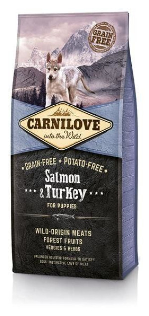 Carnilove Salmon & Turkey For Puppies 12 Kg