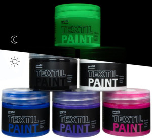 Zestaw farb 6x50ml do ciemnych tkanin - GALAXY