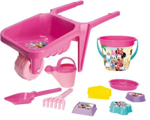 Wader taczka komplet do piasku Minnie Mouse 10el.