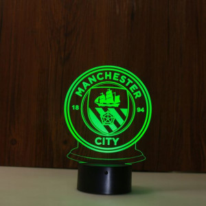Lampka Nocna 3d Manchester City Pilot Prezent