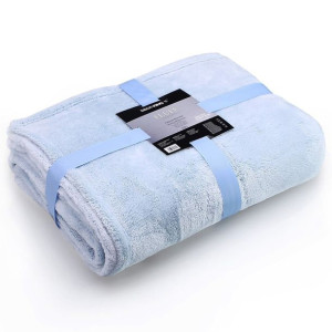 DecoKing Koc Dwustronny Fluff Niebieski 150X200