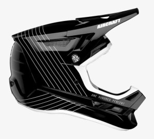 Kask full face 100% AIRCRAFT COMPOSITE Helmet Silo roz. L (59-60 cm)