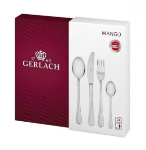 Gerlach Mango NK04G Zestaw sztućców 24 el. połysk
