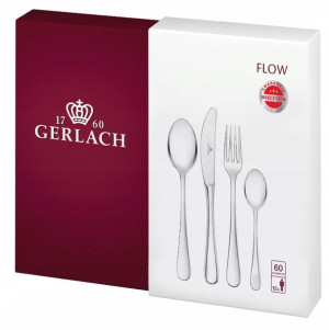 Gerlach Flow NK34 Zestaw sztućców 60el połysk