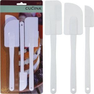 Zestaw Szpatułka Łopatka Do Kremu Masy 3szt Cucina