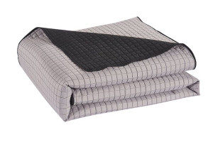 DecoKing Narzuta Dwustronna Paweł czarna + szara 220X240