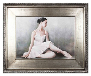 Obraz olejny ręcznie malowany 102x82cm Baletnica