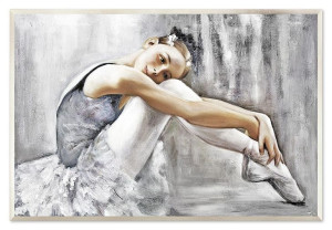 Obraz olejny ręcznie malowany 63x93cm Baletnica