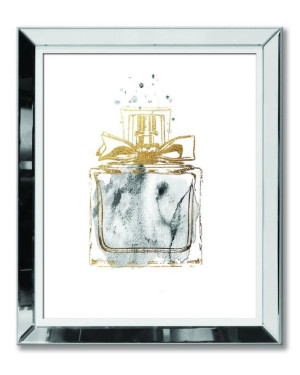 Obraz w lustrzanej ramie do salonu Glamour perfumy 51x61cm
