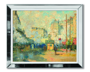 Obraz w lustrzanej ramie do salonu nowoczesny kopia Mistrza 51x61cm