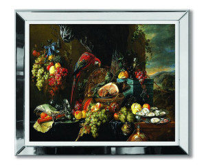 Obraz w lustrzanej ramie do salonu nowoczesny kopia Mistrza 51x61cm