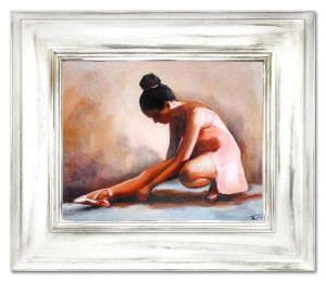 Obraz Baletnica 66x76cm obraz malowany na płótnie