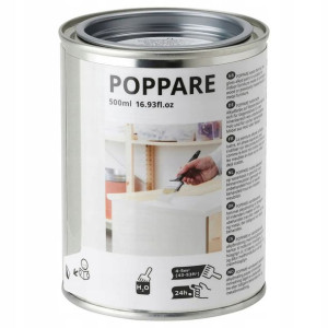 Farba Do Drewna Poppare Biała 500 Ml