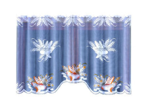 Firanka żakardowa CHLEBEK 120x220cm (krem)