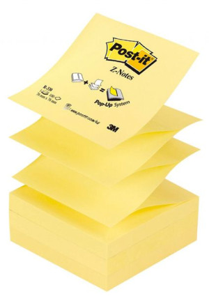 Notes Samoprzylepny Post-It Z-Notes 76X76mm Żółty