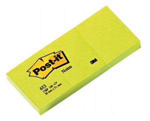 Notes Samoprzylepny Post-It 38X51mm Żółty