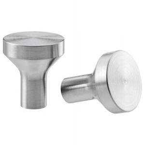 Uchwyt Gałka Meblowa Bagganas Stal 2 Szt. 21 Mm