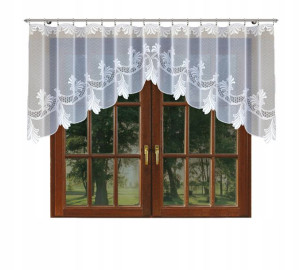 Firanka gotowa biała 90x300cm /20788
