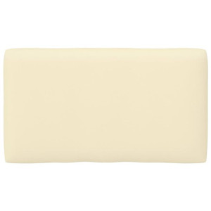 Poduszka na sofę z palet, kremowa, 70x40x12 cm