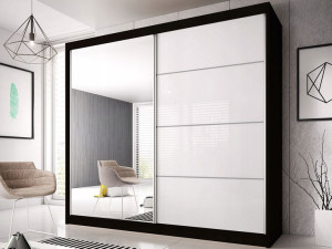 ERIN DC 200 Szafa Przesuwna GARDEROBA + Lustro