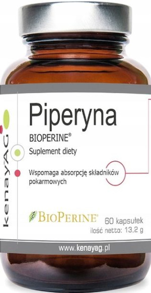 Piperyna Organiczna Z Niemiec 95% 20 Mg 60 Kaps