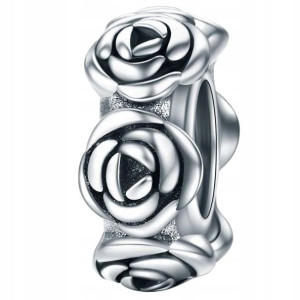 CHARMS STOPER RÓŻE srebro 925 zawieszka koralik S925 beads