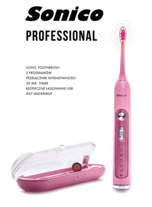 SONICO PROFESSIONAL PINK szczoteczka elektryczna