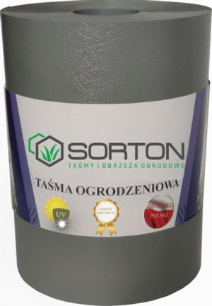 Taśma Ogrodzeniowa Osłona Paneli Szara 19 Cm X 3m