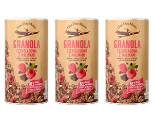Granola Czekoladowa z Malinami zestaw