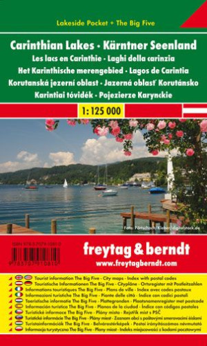 KARYNTIA JEZIORA Austria mapa drogowa 1:125 000 FB