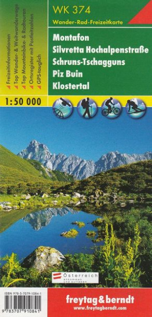 MONTAFON SILVRETTA HOCHALPENSTABE mapa turyst. FB