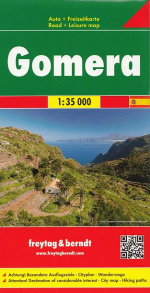 GOMERA Hiszpania mapa drogowa 1:35 000 FB