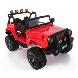 Mega Jeep 4x4 Z Reduktorem Napędu Exclusive, Wolny Start,miękkie Koła/wxe1