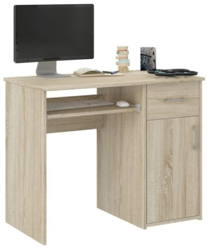 Biurko Komputerowe 100cm Stolik Laptop Sonoma N-9