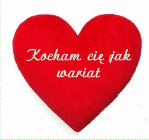 Poduszka serce z haftem  (1) (1) (1) (1) (1)